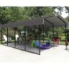 Shelter Logic Carport Acier Gris 22.57m²