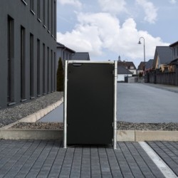 Hide Coffre de jardin Aluminium Noir