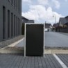 Hide Coffre de jardin Aluminium Noir