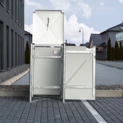Hide Coffre de jardin Aluminium Noir