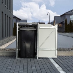 Hide Coffre de jardin Aluminium Noir