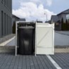 Hide Coffre de jardin Aluminium Noir