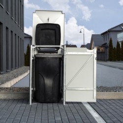Hide Coffre de jardin Aluminium Noir