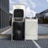 Hide Coffre de jardin Aluminium Noir