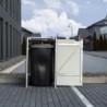 Hide Coffre de jardin Aluminium Gris