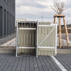 Hide Coffre de jardin Bois Gris
