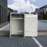Hide Coffre de jardin Aluminium Gris