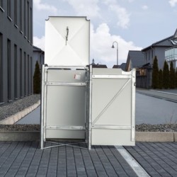 Hide Coffre de jardin Aluminium Gris