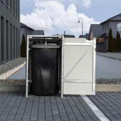 Hide Coffre de jardin Aluminium Gris