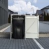 Hide Coffre de jardin Aluminium Gris