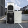 Hide Coffre de jardin Aluminium Gris