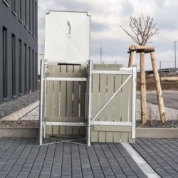 Hide Coffre de jardin Bois Gris