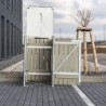 Hide Coffre de jardin Bois Gris