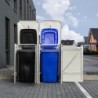 Hide Coffre de jardin Aluminium Noir