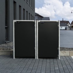 Hide Coffre de jardin Aluminium Noir