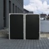 Hide Coffre de jardin Aluminium Noir