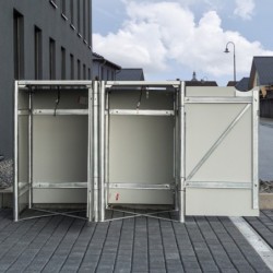Hide Coffre de jardin Aluminium Noir