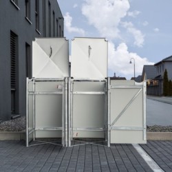 Hide Coffre de jardin Aluminium Noir