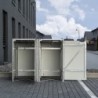 Hide Coffre de jardin Aluminium Gris