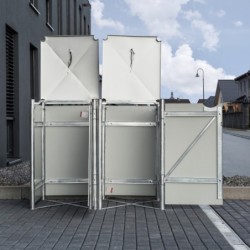 Hide Coffre de jardin Aluminium Gris