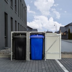 Hide Coffre de jardin Aluminium Gris