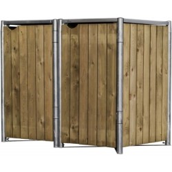 Hide Coffre de jardin Bois Marron