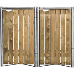 Hide Coffre de jardin Bois Marron
