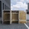 Hide Coffre de jardin Bois Marron