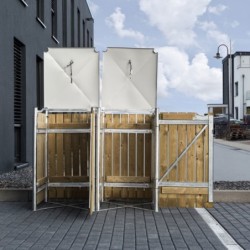 Hide Coffre de jardin Bois Marron