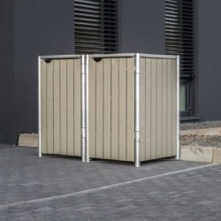 Hide Coffre de jardin Bois Gris