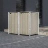 Hide Coffre de jardin Bois Gris