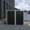 Hide Coffre de jardin Aluminium Noir