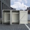 Hide Coffre de jardin Aluminium Noir