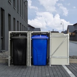 Hide Coffre de jardin Aluminium Noir