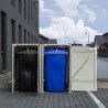 Hide Coffre de jardin Aluminium Noir