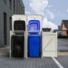 Hide Coffre de jardin Aluminium Noir