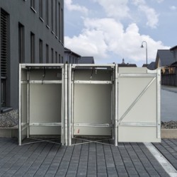 Hide Coffre de jardin Aluminium Gris