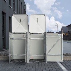 Hide Coffre de jardin Aluminium Gris