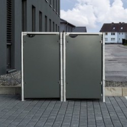 Hide Coffre de jardin Aluminium Gris