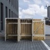 Hide Coffre de jardin Bois Marron