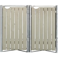 Hide Coffre de jardin Bois Gris