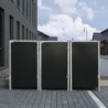 Hide Coffre de jardin Aluminium Noir