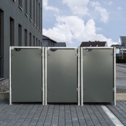 Hide Coffre de jardin Aluminium Gris