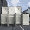 Hide Coffre de jardin Aluminium Gris