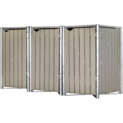 Hide Coffre de jardin Bois Gris