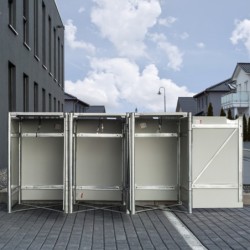 Hide Coffre de jardin Aluminium Noir