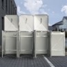 Hide Coffre de jardin Aluminium Noir