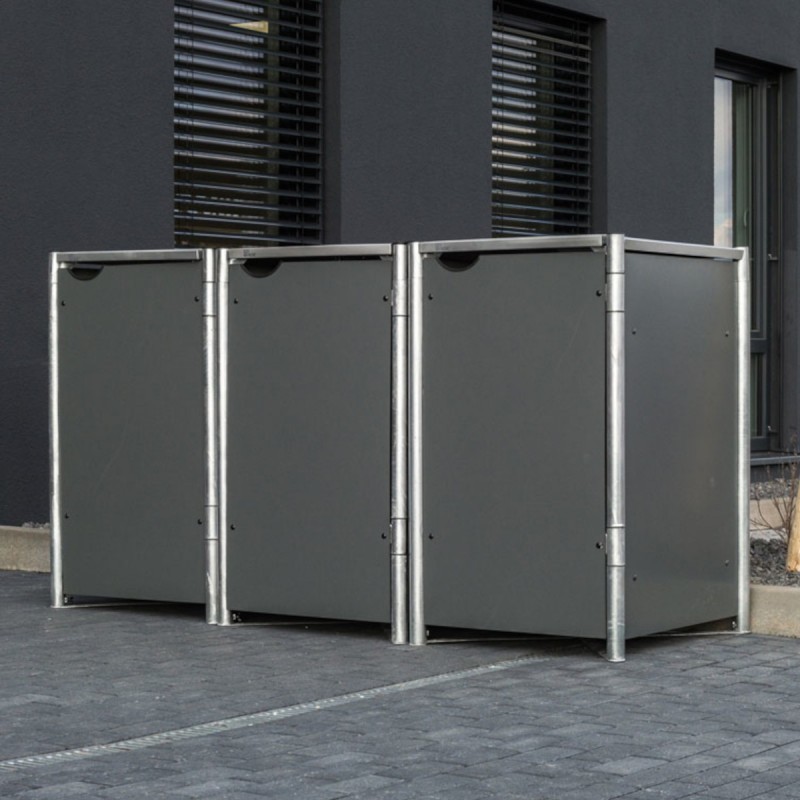 Hide Coffre de jardin Aluminium Gris