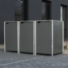 Hide Coffre de jardin Aluminium Gris