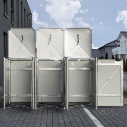 Hide Coffre de jardin Aluminium Gris
